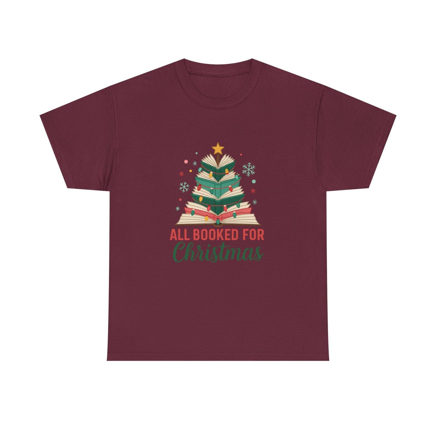 All Booked for Christmas T-Shirt