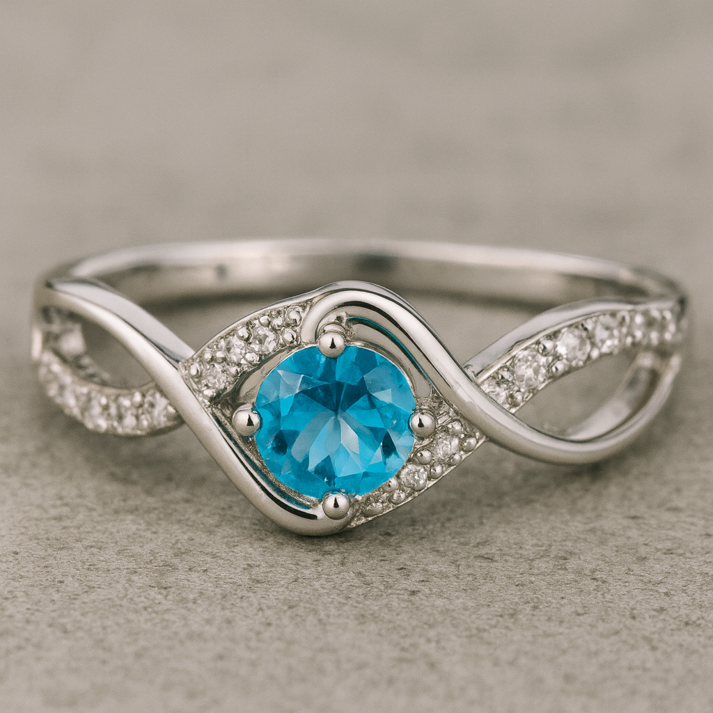 Skyveil Blue Gem Ring