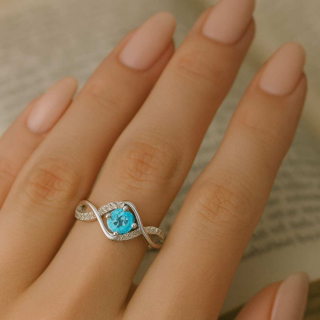 Skyveil Blue Gem Ring