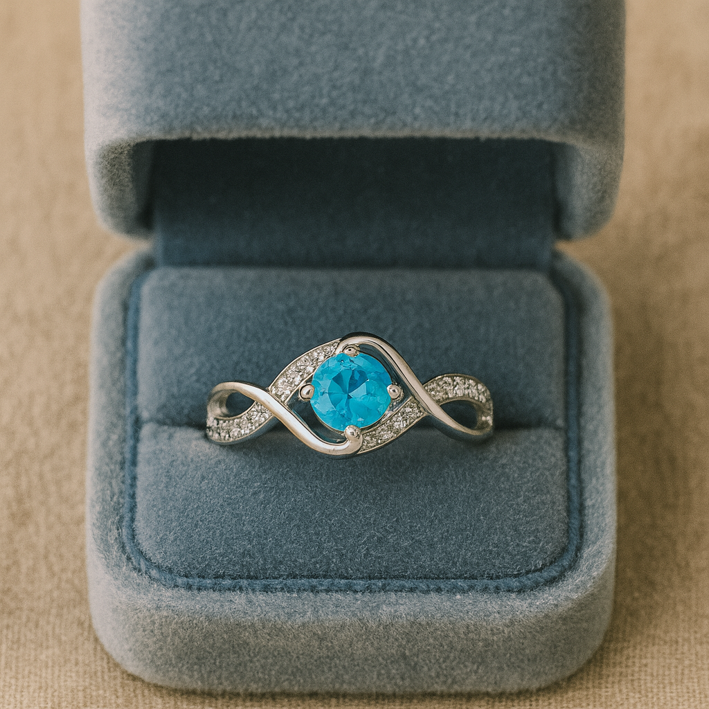 Skyveil Blue Gem Ring